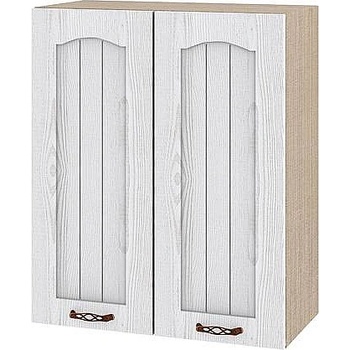 Image 1 of ИРИМ Горен кухненски шкаф Сити МФ-Бяло фладер-04-3 60 см