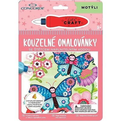Kouzelné omalovánky CONCORDE Motýli