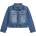 GUESS Деним яке за момиче покрито с лога Guess