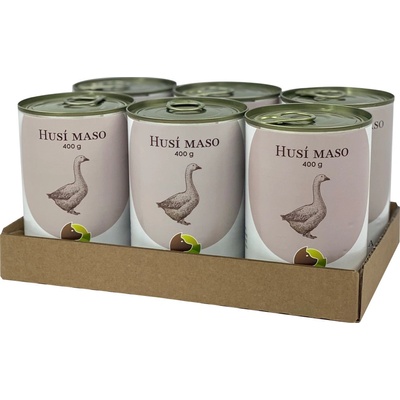Bohemia Pet Food Husacie mäso vo vlastnej šťave 6 x 400 g