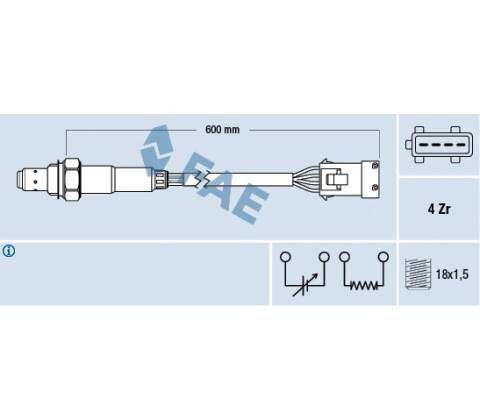 FAE Lambda sonda 77281