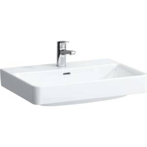 Laufen Pro S - Умивалник, 65x47 см, 3 отвора за смесител, с LCC, бял H8109644001081 (H8109644001081)