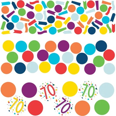 Amscan Цветни конфети за рожден ден - 70 бр