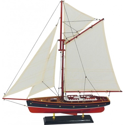 SEA Club Plachetnice, dřevo s látkovými plachtami, D: 58cm, V: 59cm 5188