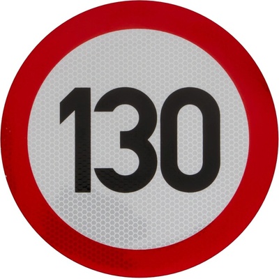 Obmedzenie rýchlosti 130 km retroreflexné pr. 200 mm, vhodné pre SK
