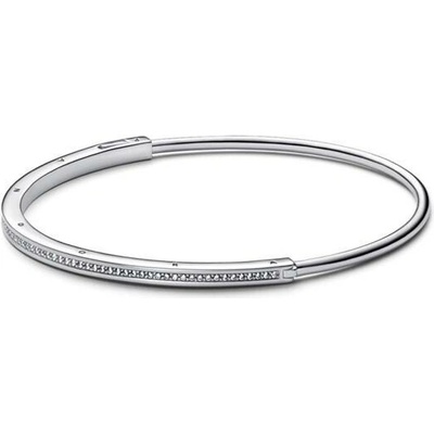 PANDORA Pevný náramek Signature I-D a pavé velikost 1 592313C01-1