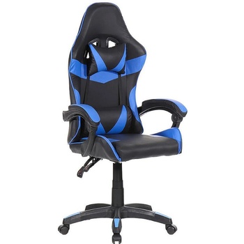 Image 1 of EDM Геймърси стол edm Ергономичен наклоняем Син/Черен