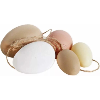 Lepaso Vajíčka pvc 16ks mix natural