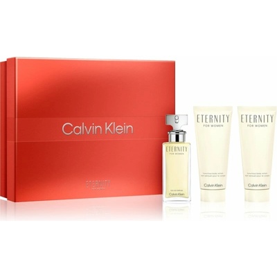 Calvin Klein Eternity For Women EDP 50 ml + Calvin Klein Eternity telové mlieko 100 ml + Calvin Klein Eternity sprchový gél 100 ml