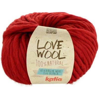 Katia Love Wool 115 červená