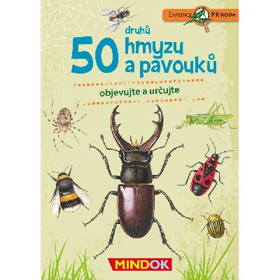 Expedice příroda: 50 druhů hmyzu a pavouků - Mindok