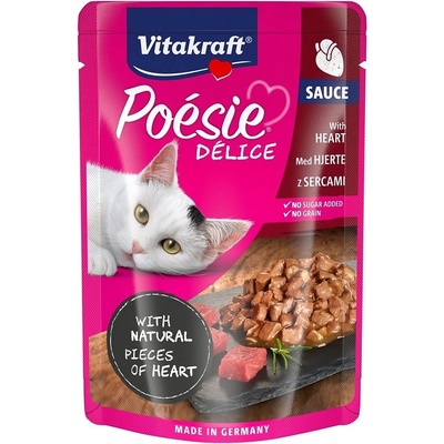 Vitakraft Cat Poésie Délice Sauce srdce 85 g