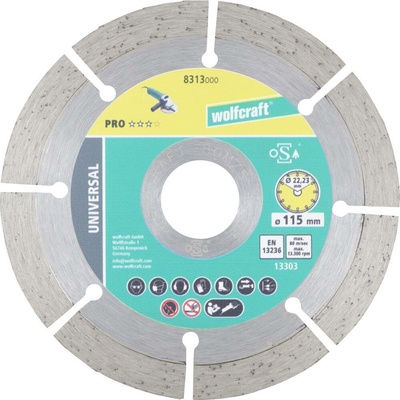 Wolfcraft diamantový rezný kotúč 115 mm 8313000