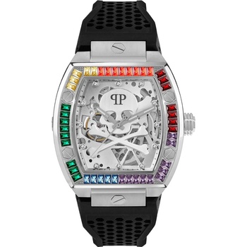 Philipp Plein Мъжки часовник Philipp Plein Exclusive The Skeleton Automatic PWBAA1423 (PWBAA1423)
