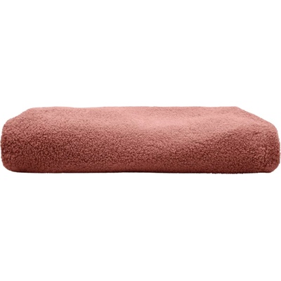 Kave Home Terakotově červený bouclé potah na taburet Kaeli 60 cm