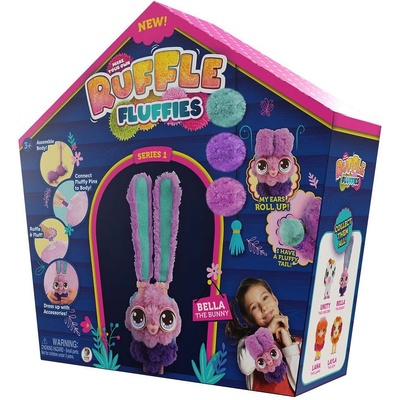 Felyx Toys Ruffle Fluffies Зайче за украсяване (1009794F)