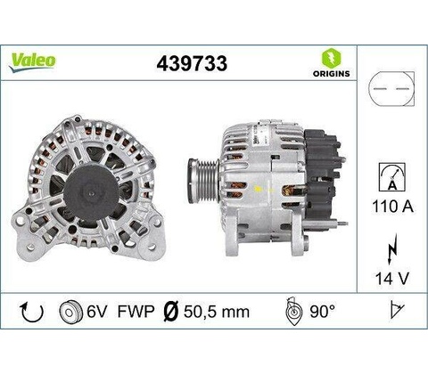 Alternátor VALEO 439733