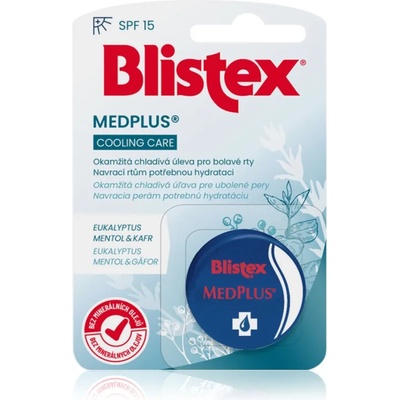 Blistex MedPlus охлаждащ балсам за сухи и напукани устни SPF 15 7ml
