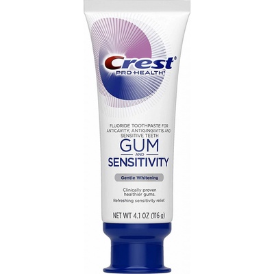 Procter & Gamble na citlivé zuby CREST GUM AND SENSITIVITY Gentle Whitening 116 g