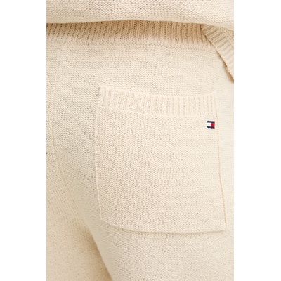 Tommy Hilfiger къс панталон дамски с памук (MW0MW42797)