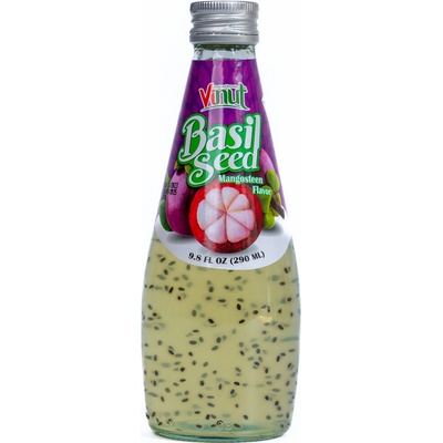 VINUT Nápoj so semienkami bazalky mangostan 290 ml