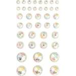 Dalprint Self-adhesive opal crystals 40pcs