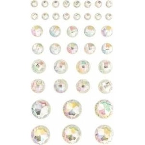 Dalprint Self-adhesive opal crystals 40pcs