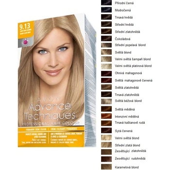 Avon profesionální barva na vlasy střední hnědá 5.0