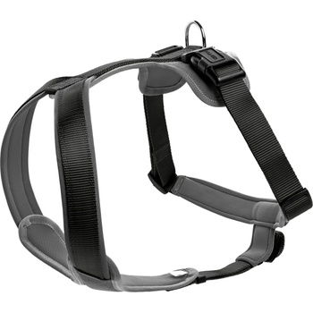 HUNTER Нагръдник за куче Hunter Harness Neoprene Dog harness - Schwarz / Grau - размер Bauchumfang 72-91 cm (057-0157-0115)