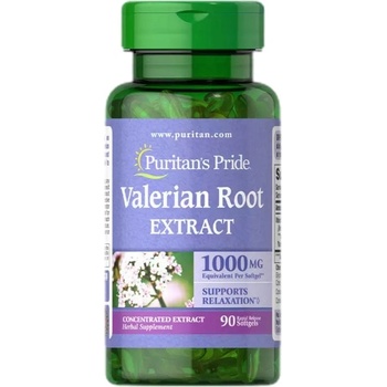 Image 1 of Puritan's Pride Valerian Root 1000 mg | 4: 1 Extract [90 Гел капсули]