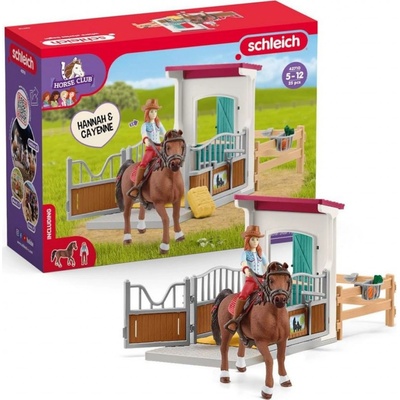Schleich Horse Club Box pro koně Hannah & Cayenne