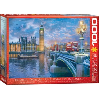 EUROGRAPHICS - Puzzle Davison: Christmas eve in London - 1 000 piese