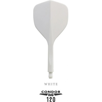 Condor AXE 120 biele, Small letky a dlhé násadky 30mm