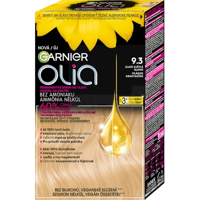 Garnier Olia 9.3 zlatá světlá blond barva na vlasy