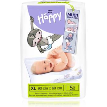 Bella Baby Happy Size XL еднократни подложки за смяна на пелените 90x60 cm 5 бр