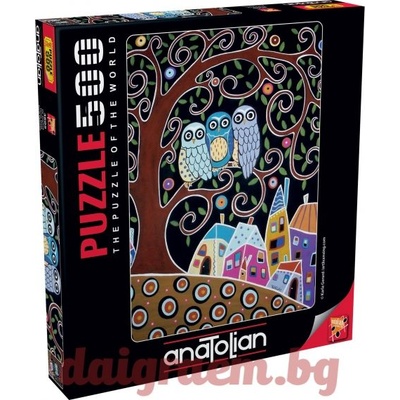 Anatolian Пъзел anatolian 3605 - 500 части - Три бухалчета (p3605)