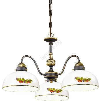 Kolarz 731.83. 121 - Пендел NONNA 3xE27/75W/230V грозде/ягоди (KL0358)