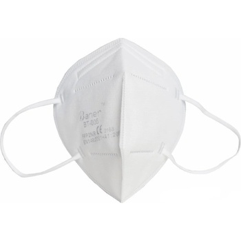 Baner respirátor FFP2 biely 50 ks