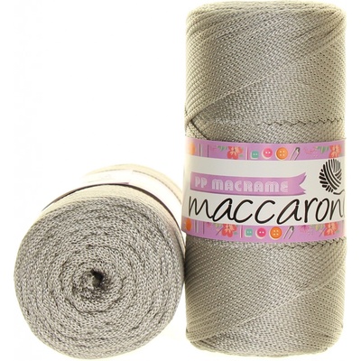 Maccaroni PP Macrame 062 světle šedá
