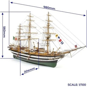 Occre Amerigo Vespucci 1: 100
