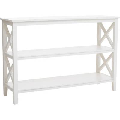 Premier Housewares Бял стелаж от масивен бор 120x81x40 cm Heritage - Premier Housewares (2406648)