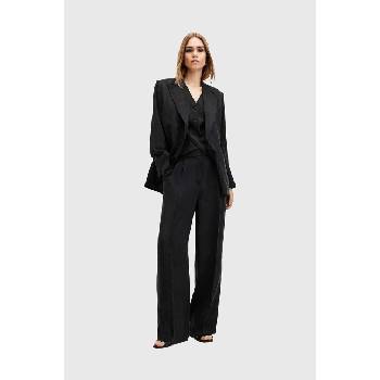 AllSaints Панталон AllSaints AVERIE TEN TROUSER в черно с широка каройка, с висока талия W027QC (W027QC)