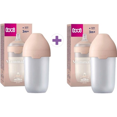 LOVI Комплект бебешки шишета Lovi - Mammafeel, 3 м+, 2 х 250 ml (2х 21/596)