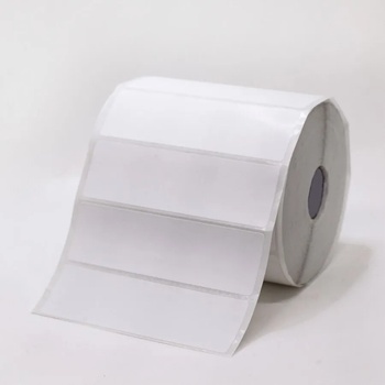 Image 1 of 45х12 мм Ф 40 мм самозалепващи етикети бели