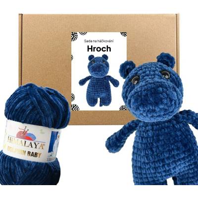 Pro Háčkování Sada na háčkování Hroch modrý