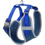 Ferplast - Nikita Harness S - Нагръдник за кучета с подплата и отразяващи шевове, вратна обиколка 24-31 см и гръдна 30-41 см. син