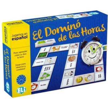 ELi Publishing Образователна игра Eli El dominó de las horas (Испански език) (KLAB9458)
