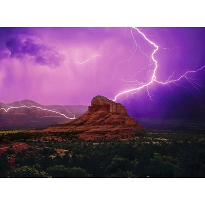 Ravensburger - Puzzle Power of Nature: Pink Storm - 500 piese
