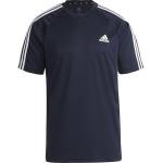 adidas Мъжка тениска Adidas Classic 3 Stripe Sereno T-Shirt Mens - Navy/White