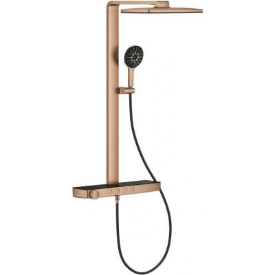 GROHE Душ система с термостатен смесител за стенен монтаж, Rainshower aqua pure (100962DL00)
